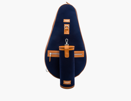 Canvas Racquet Sling Bag & Ball Holder