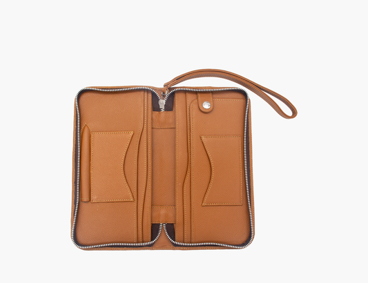 Travel Wallet With Zip Beaded