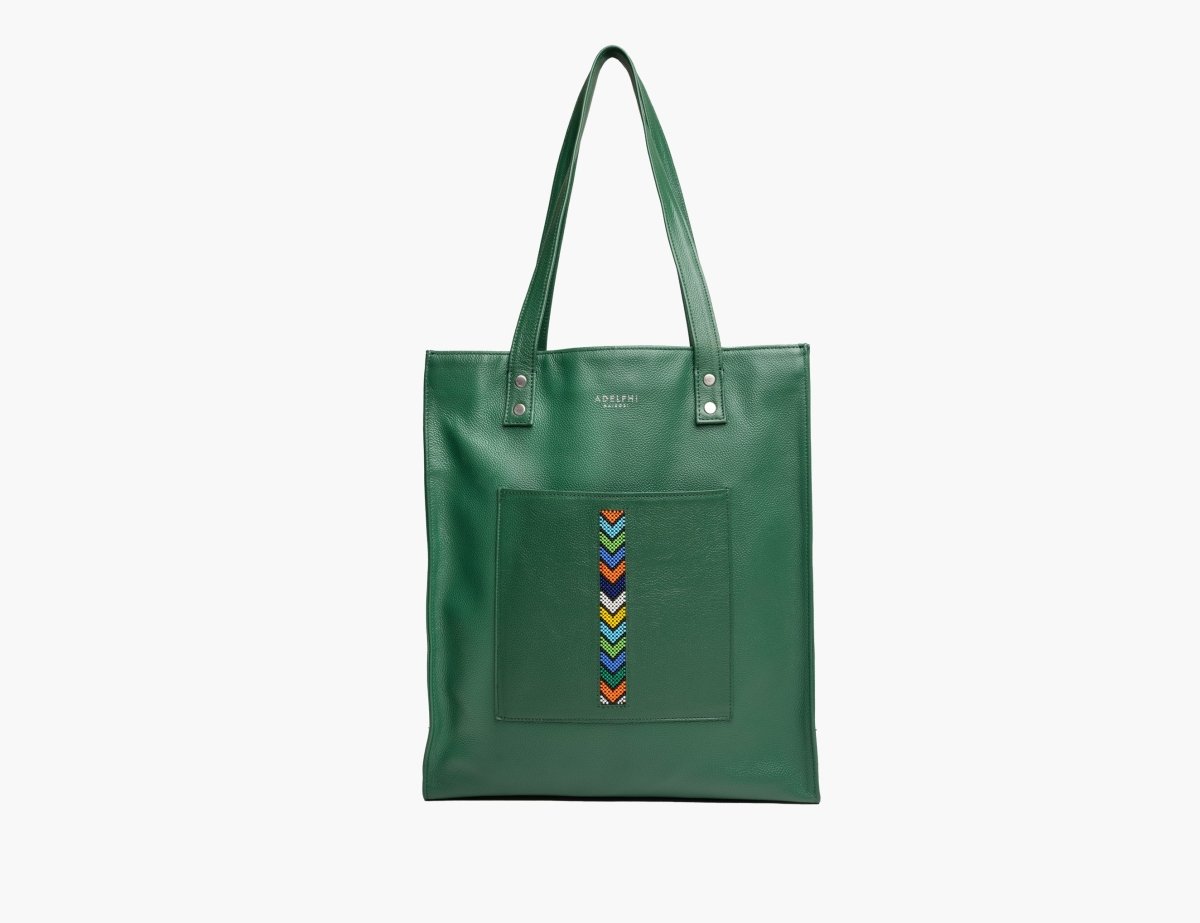 Vertical Tote Beaded