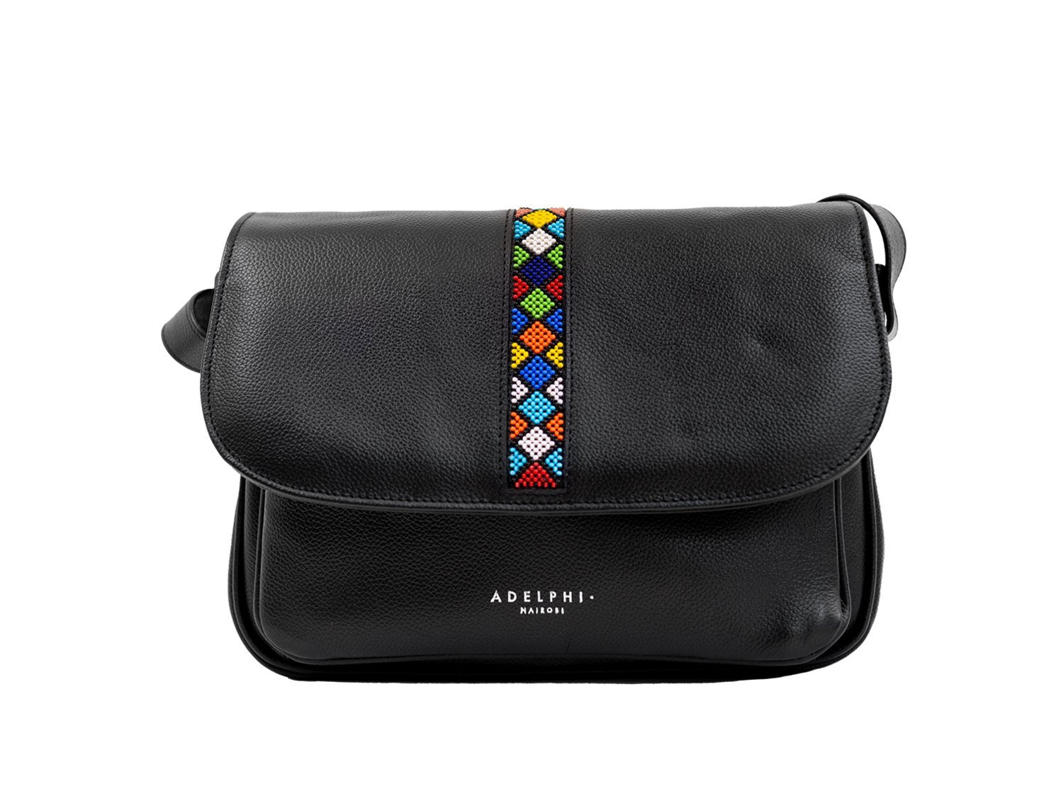 Multi Pocket Beaded Bag| Ladies Leather Weekend Bag