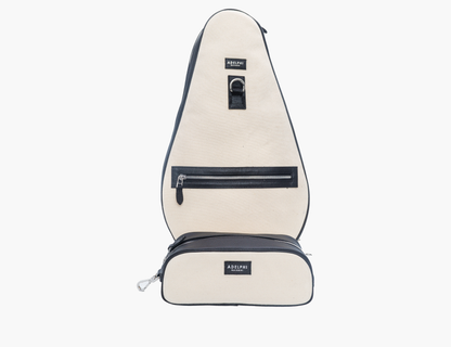 Canvas Racquet Sling Bag & Ball Pouch