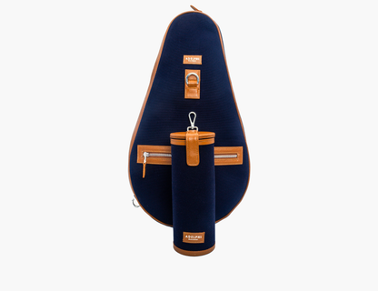 Canvas Racquet Sling Bag & Ball Holder