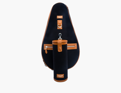 Canvas Racquet Sling Bag & Ball Holder