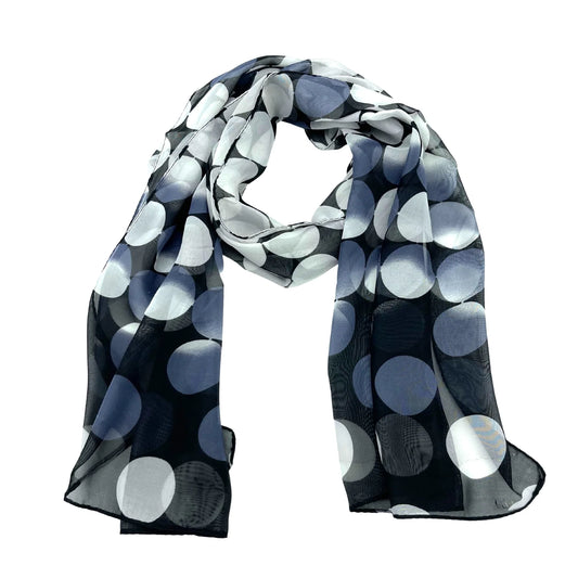 Jacaru Grey Bubbles Scarf