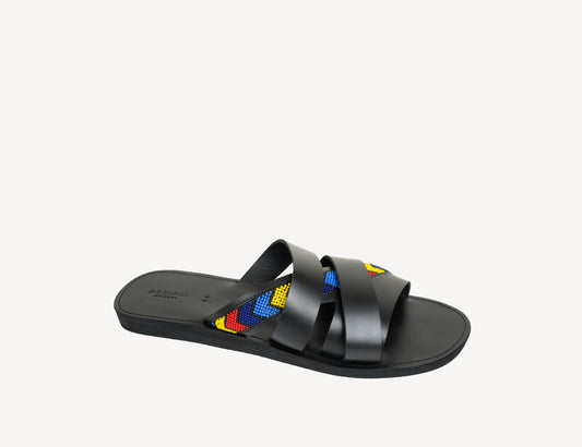 Band Sandal Beaded | Mens Beaded Sandals | Adelphi Kenya