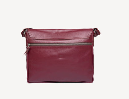 Camel 3008 Beaded | Leather Messenger Bag | Adelphi