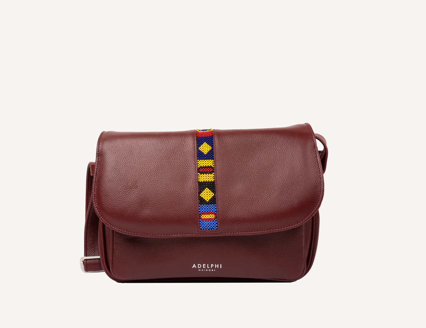 Multi Pocket Beaded Bag| Ladies Leather Weekend Bag | Adelphi Kenya