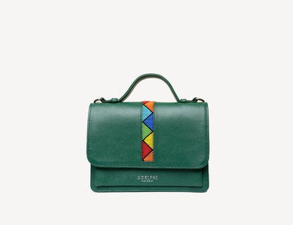 Top Handle with Flap Beaded