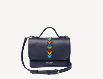 Top Handle with Flap Beaded