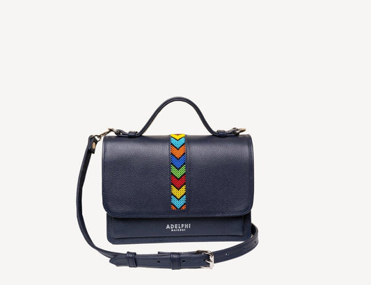 Top Handle with Flap Beaded