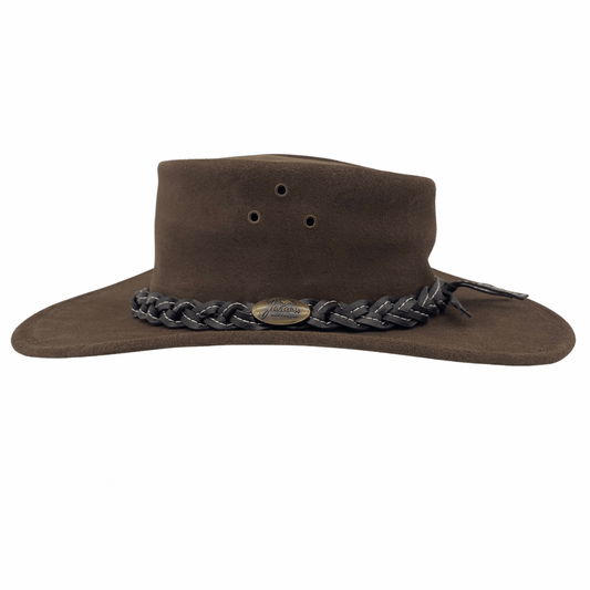 Jacaru Hat Wallaroo Suede by  Adelphi.