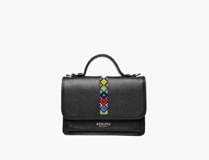 Top Handle with Flap Beaded