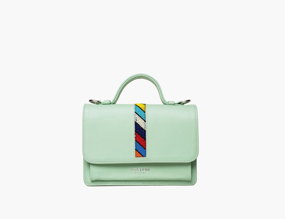 Top Handle with Flap Beaded