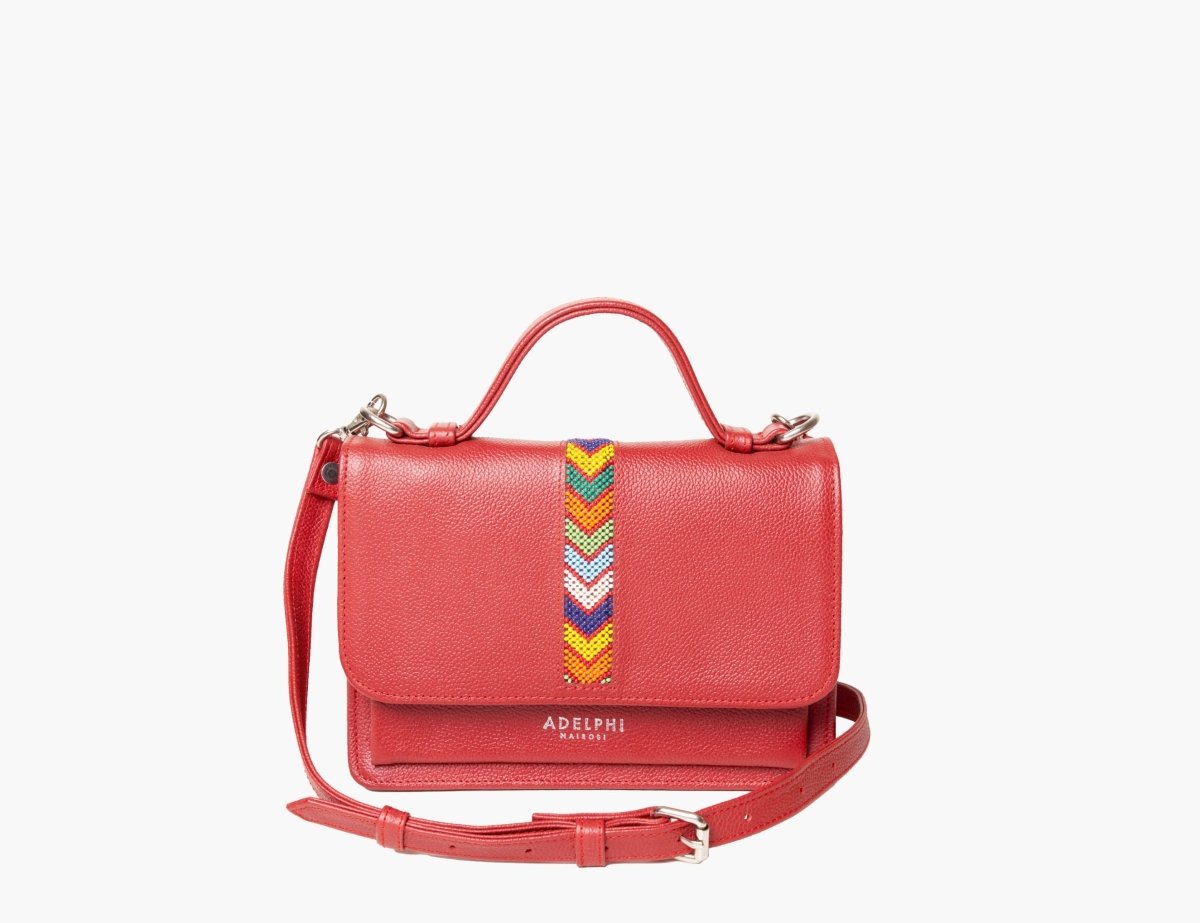 Top Handle with Flap Beaded