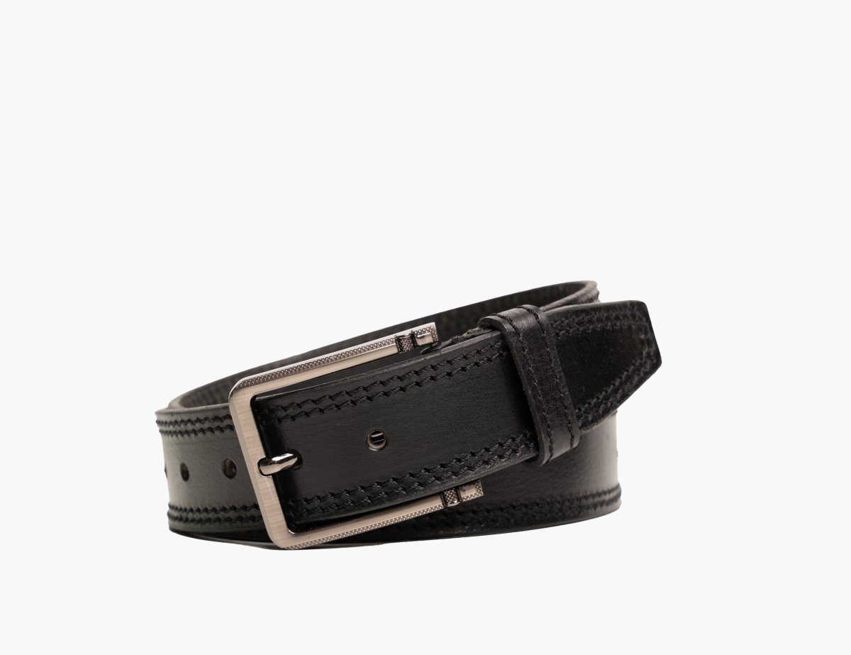 Casual Belt With Stitches