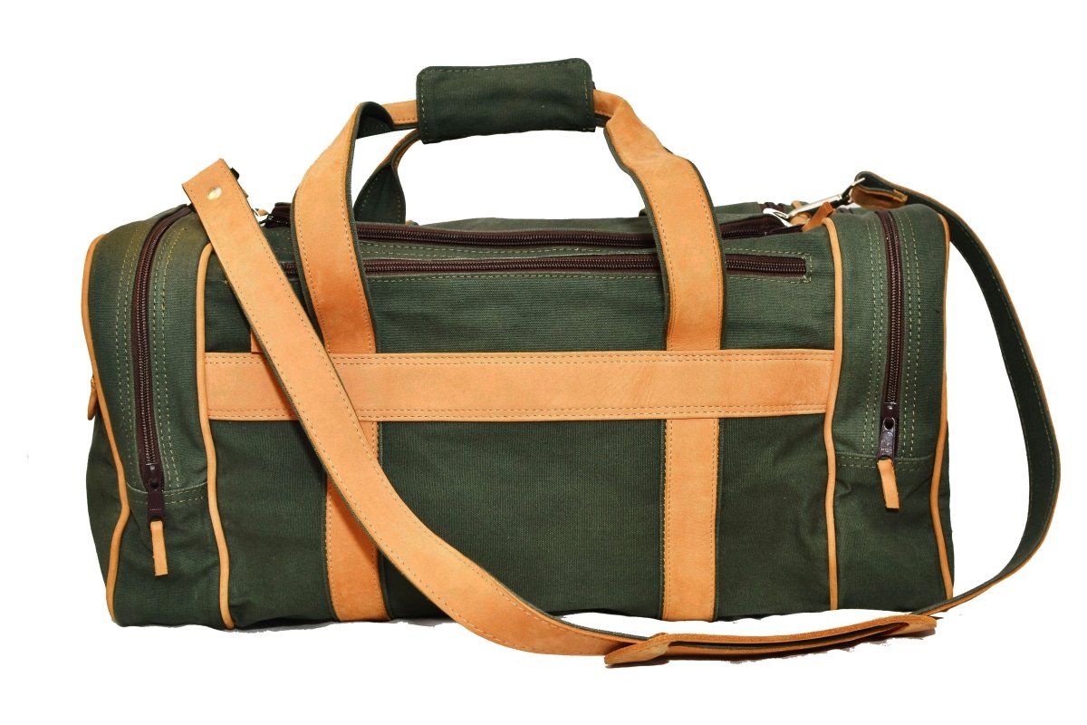 Travel Bag B with Flap Canvas by  Adelphi.
